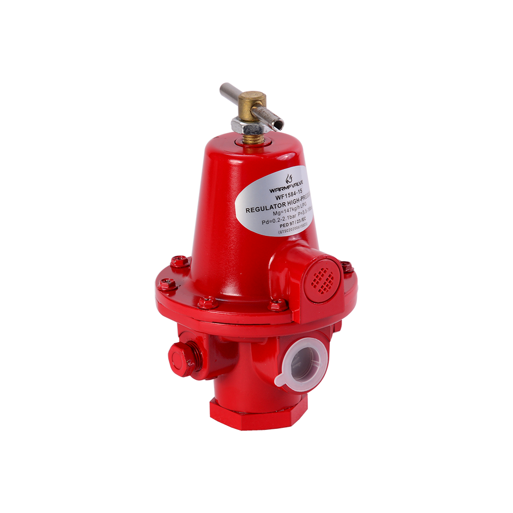 Pressure regulator for gas supply accessories